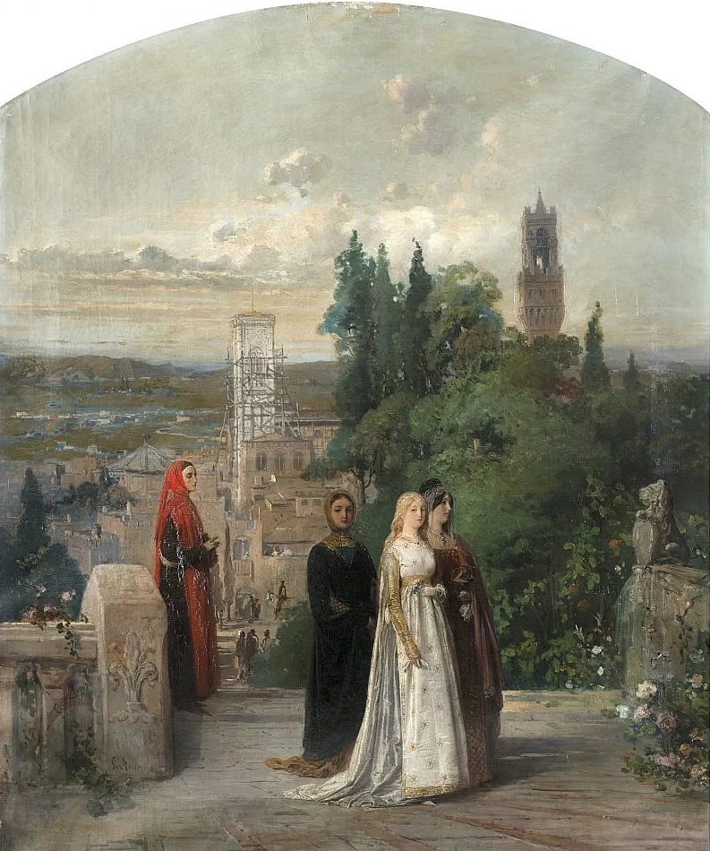 Incontro di Dante e Beatrice